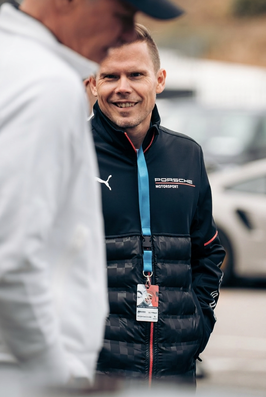 Sasha Justmann am Hockenheimring beim Porsche Motorsport-Event